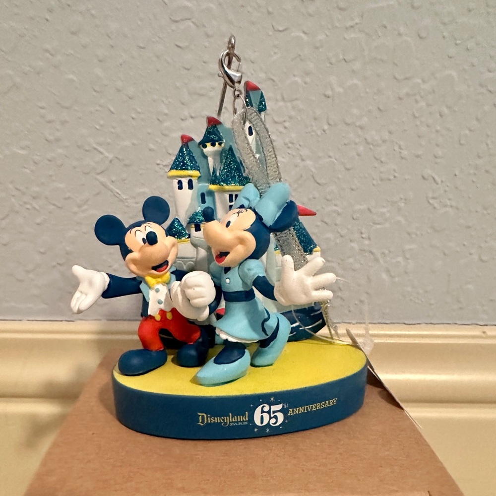 Disneyland 65th Anniversary Mickey & Minnie Ornament